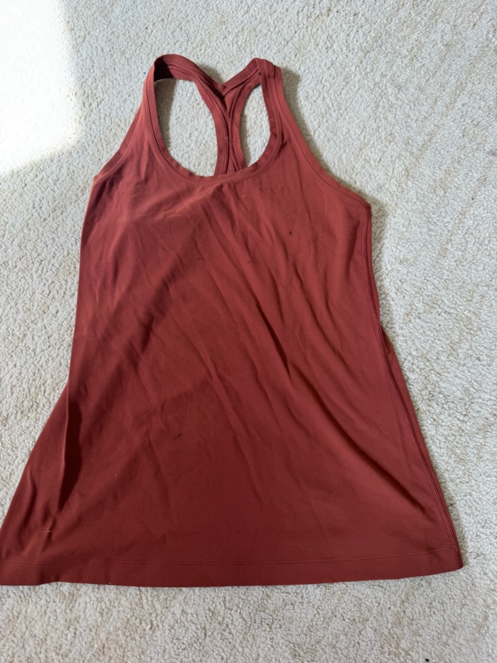 Women’s Racerback Tank Top - Rust Red